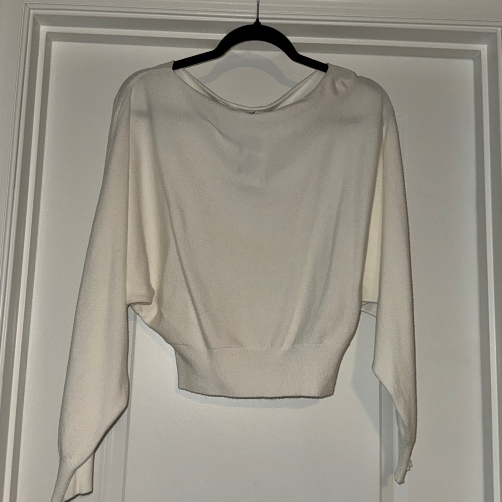Elegant White Long Sleeve Top